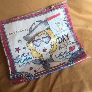 "Seas the day" Brighton canvas bag